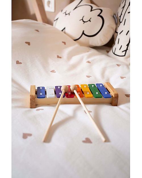 Childhome Music Set of 8 Instrument + Organiser - 80x60x5 cm Musical Instruments