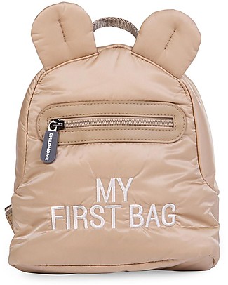 Childhome My First Bag Kids Puffered Backpack - Beige - 20 x 8 x 24 cm Small Backpacks