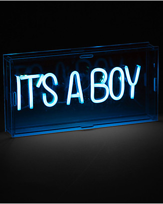 Childhome Neon Light Box - It's a Boy - Original and Fun! Bedside Lamps