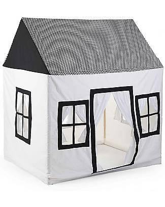 Childhome OUTLET - Black&White Cotton Big House - 125x95x145 cm - Showroom Sample Tepees & Tents