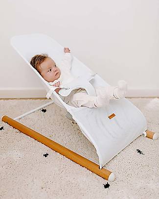 Childhome OUTLET - Evolux Bouncer - 3D Mesh - Natural White - Showroom Sample Bouncers