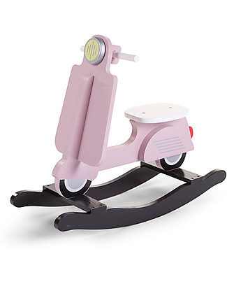 Childhome Pink Rocking Scooter - From12 months Rides On