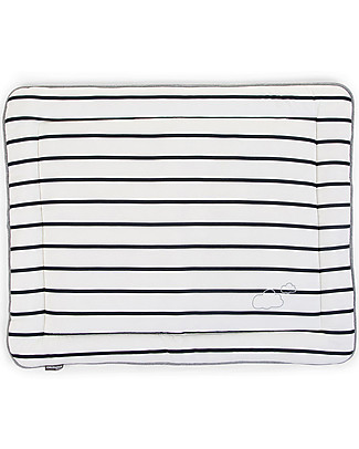 Childhome Playpen Mat – 75X95 Cm - Jersey – Stripes Padded Playmats