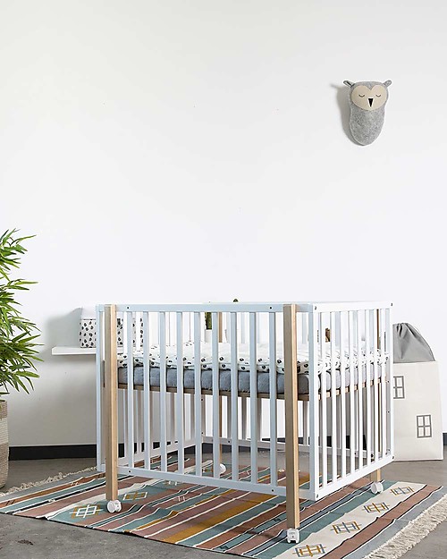 Childhome Playpen Mat – 75X95 Cm - Jersey – Stripes Padded Playmats