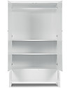 Childhome Quadro White Wardrobe - 2 Doors + Drawer Wardrobes