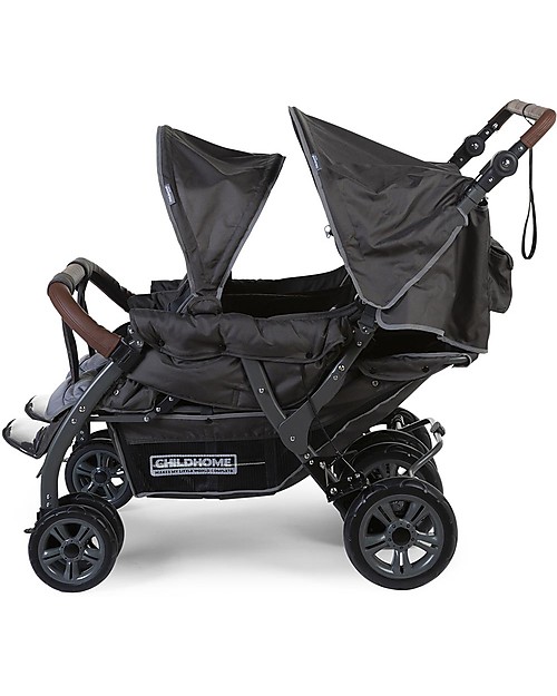 Childhome Quadruple Stroller with Autobrake - from 6 up to 36 months Double Pushchairs