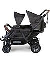 Childhome Quadruple Stroller with Autobrake - from 6 up to 36 months Double Pushchairs