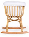 Childhome Rattan Rocking Cradle - Mattress and Cover Included - 90X50X70 cm Cribs & Moses Baskets
