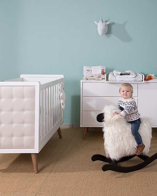 Childhome Retro Rio Cot Bed with Slats - 140 x 70 cm Cots and Cotbeds