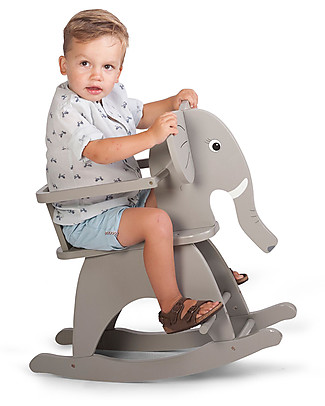 Childhome Rocking Elephant with Brace - From1 Year Up! Rides On