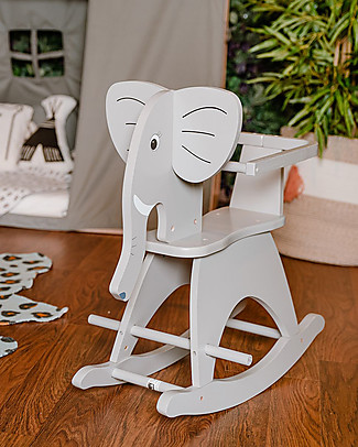 Childhome Rocking Elephant with Brace - From1 Year Up! Rides On