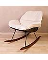 Childhome Rocking Lounge Chair - OffWhite and Black Rocking Chairs