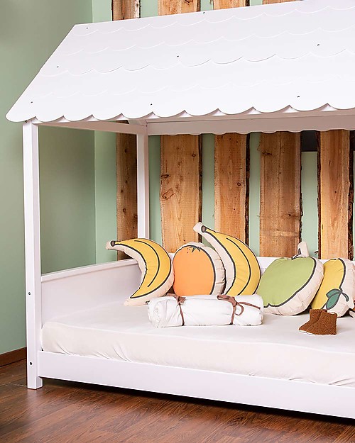 Childhome Rooftop Bedhouse - 200x90 cm - White Single Bed