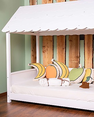 Childhome Rooftop Bedhouse - 200x90 cm - White Single Bed