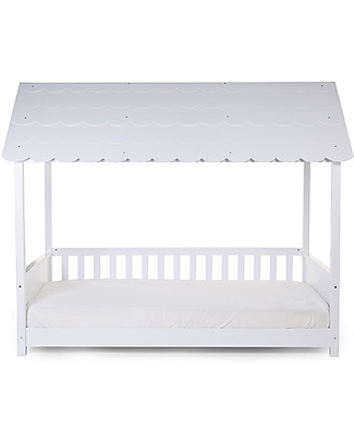 Childhome Rooftop Bedhouse - 200x90 cm - White Single Bed