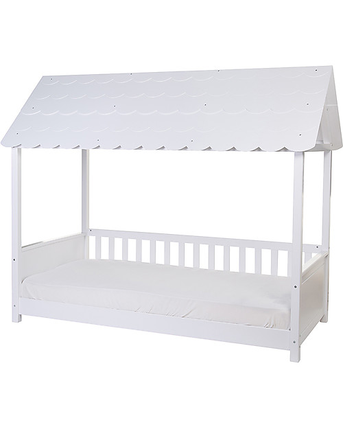 Childhome Rooftop Bedhouse - 200x90 cm - White Single Bed