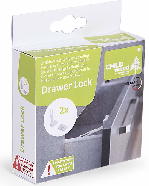 Childhome Safe Drawer Lock + Installation Tool Baby Safety Accessories