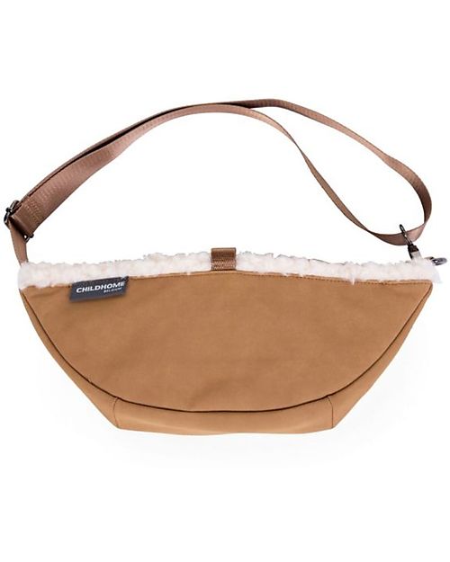 Childhome Suede Waist Bag - Banana Bag On the Go - 34 x 12 x 16 cm Pouch