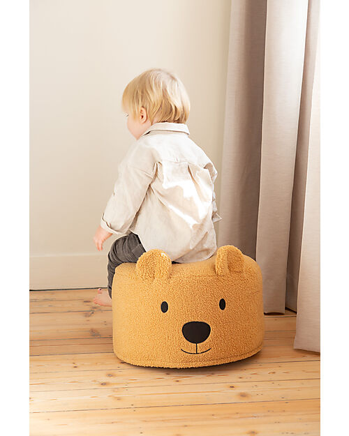Childhome Teddy Bear Pouf - Brown - 40 cm Pouf