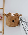 Childhome Teddy Beige Basket - 25x20x20 cm - Ultra-Soft! Toy Storage Boxes