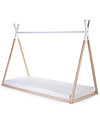 Childhome Tipi Bed Frame, Beech Wood - 200x90 cm Montessori Beds