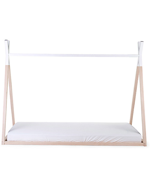 Childhome Tipi Bed Frame, Beech Wood - 200x90 cm Montessori Beds