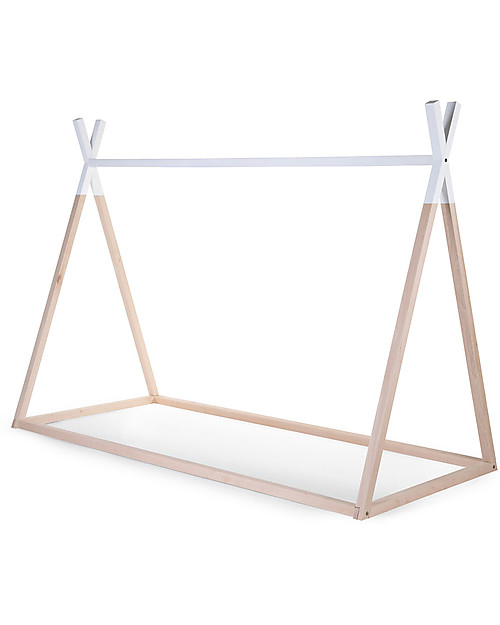 Childhome Tipi Bed Frame, Beech Wood - 200x90 cm Montessori Beds