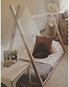 Childhome Tipi Bed Frame, Beech Wood - 200x90 cm Montessori Beds