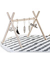 Childhome Tipi Play Gym Frame - Beech Wood - Natural Baby Gym