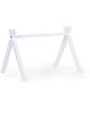 Childhome Tipi Play Gym Frame - Beech Wood - White Baby Gym