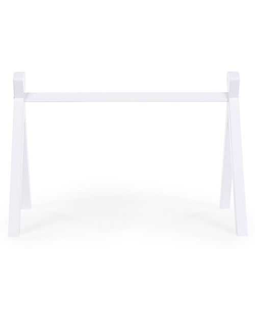 Childhome Tipi Play Gym Frame - Beech Wood - White Baby Gym