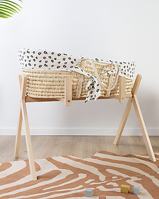Childhome Tipi Stand for Mses Basket + Baby Gym - Natural Wood Cribs & Moses Baskets
