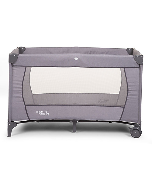 Childhome Travel Cot, Light Grey - 120 x 60 cm Travel Cots