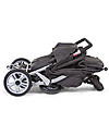 Childhome Triplet Stroller, Anthracite - for 3 Children from 6 months up to 15 kg! Pushchairs