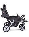 Childhome Triplet Stroller, Anthracite - for 3 Children from 6 months up to 15 kg! Pushchairs
