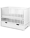 Childhome Trundle for Beech Wood Cot 60 x 120 cm, White Cots and Cotbeds