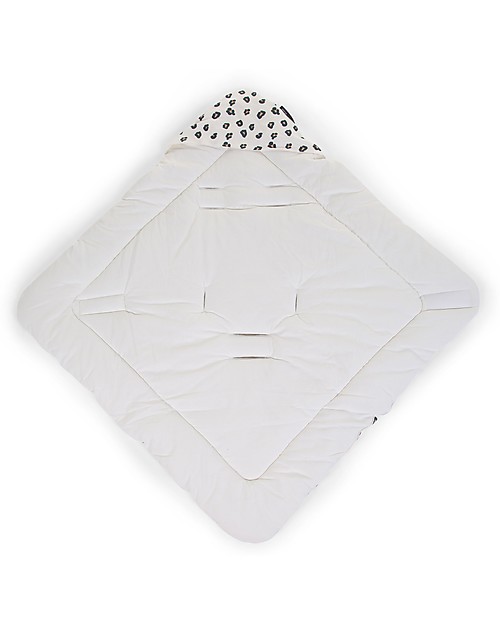 Childhome Universal Winter Baby Wrapper Leopard - 75x75 cm - Perfect for Bouncer Sleeping Bags