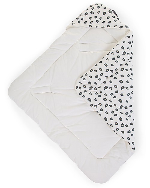 Childhome Universal Winter Baby Wrapper Leopard - 75x75 cm - Perfect for Bouncer Sleeping Bags