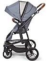 Childhome Urbanista 2 In 1 Stroller - Canvas Grey Trio and Duo Strollers