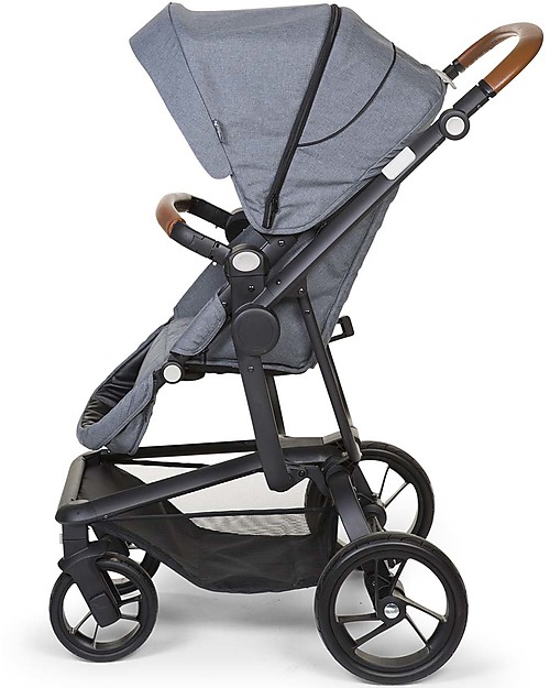 CHILDHOME Poussette Quadruple 4 places Autobrake anthracite