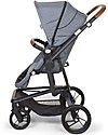 Childhome Urbanista 2 In 1 Stroller - Canvas Grey Trio and Duo Strollers