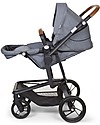 Childhome Urbanista 2 In 1 Stroller - Canvas Grey Trio and Duo Strollers
