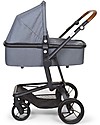Childhome Urbanista 2 In 1 Stroller - Canvas Grey Trio and Duo Strollers