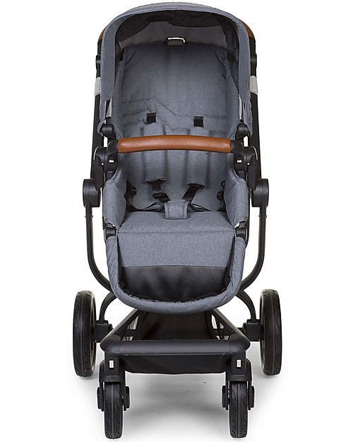 Childhome Urbanista 2 In 1 Stroller - Canvas Grey Trio and Duo Strollers