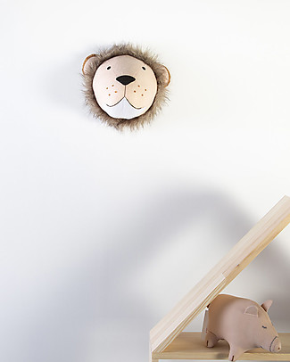 Childhome Wall Deco Felt Lion - 29x18x22 cm Wall Decorations