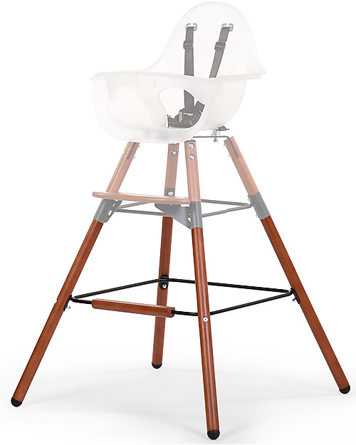 Childhome xtra Long Legs for Evolu 2 and ONE.80° Evolutive Chair - Nut/Black Accessories for High Chairs