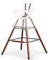 Childhome xtra Long Legs for Evolu 2 and ONE.80° Evolutive Chair - Nut/Black Accessories for High Chairs