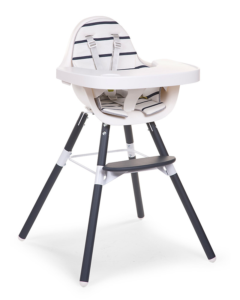 Childwood Evolu 2 Chair, Evolutive High Chair 3-in-1, Navy Blue â?? Includes dining trays and evolu high chair