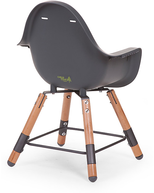 Childwood Evolu 2 Chair, Evolutive High Chair + Kids Chair, Anthracite