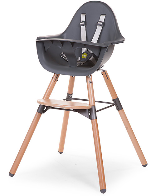 Childwood Evolu 2 Chair, Evolutive High Chair + Kids Chair, Anthracite